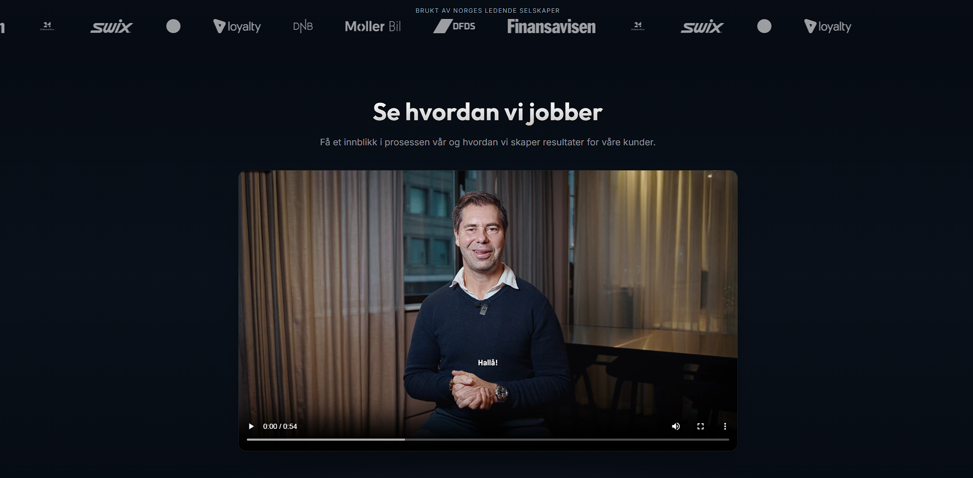 Skjermbilde av AI-Salg